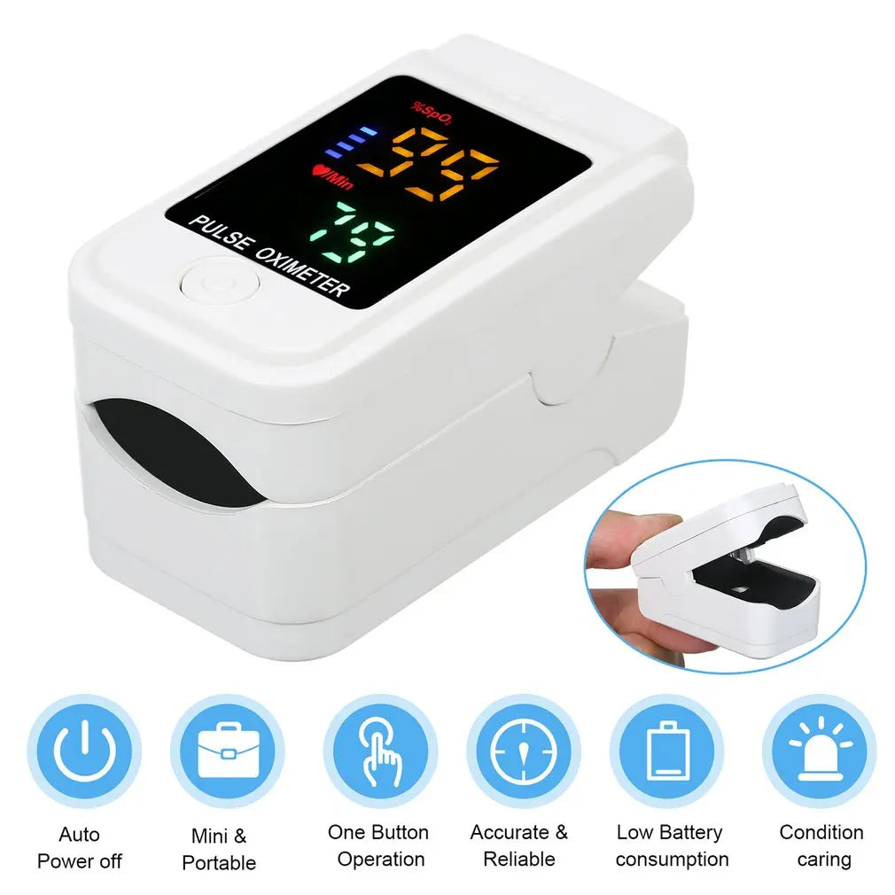 Digital Finger Pulse Oximeter – Accurate SpO₂ & Heart Rate Monitor