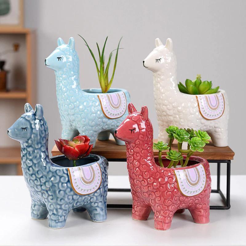 Alpaca Succulent Planter