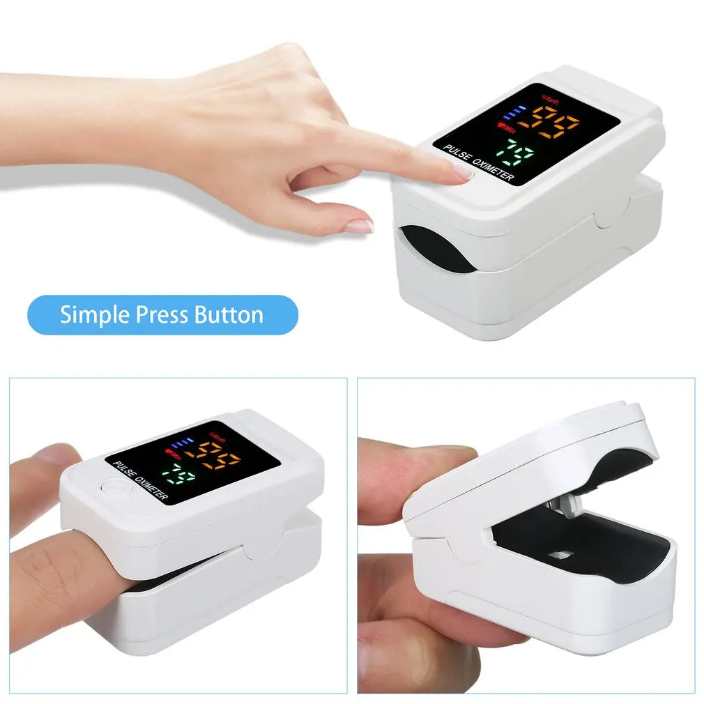 Digital Finger Pulse Oximeter – Accurate SpO₂ & Heart Rate Monitor