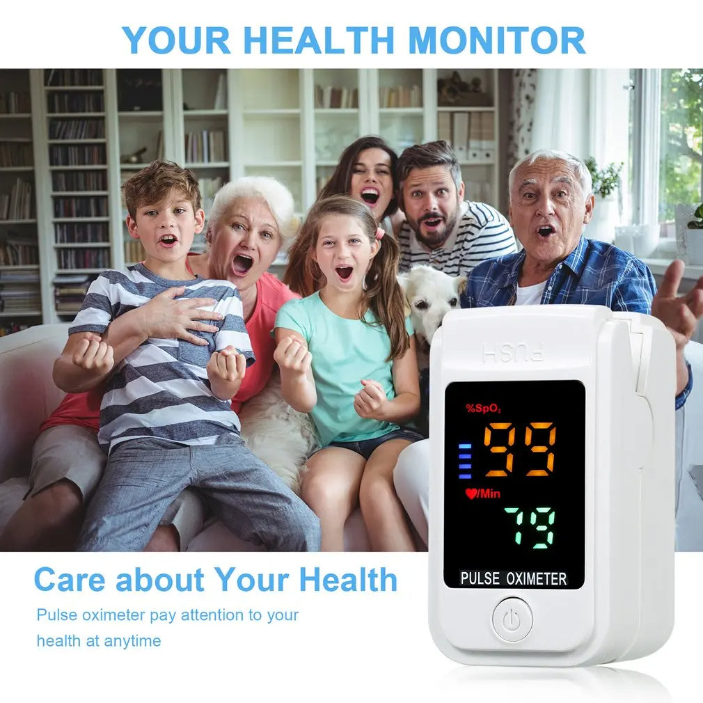 Digital Finger Pulse Oximeter – Accurate SpO₂ & Heart Rate Monitor