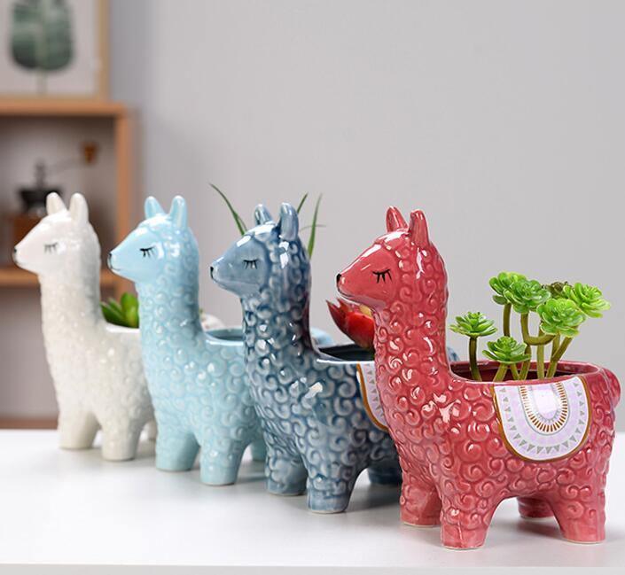 Alpaca Succulent Planter