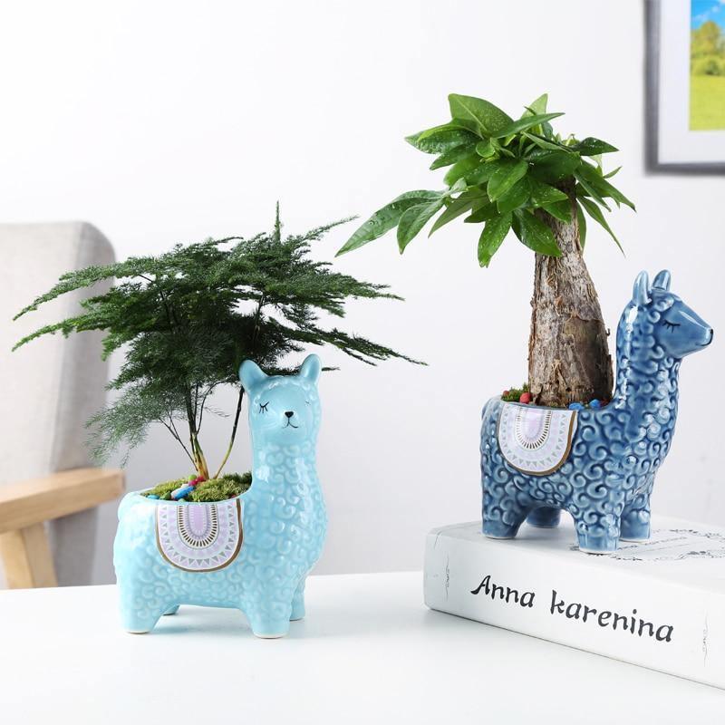Alpaca Succulent Planter